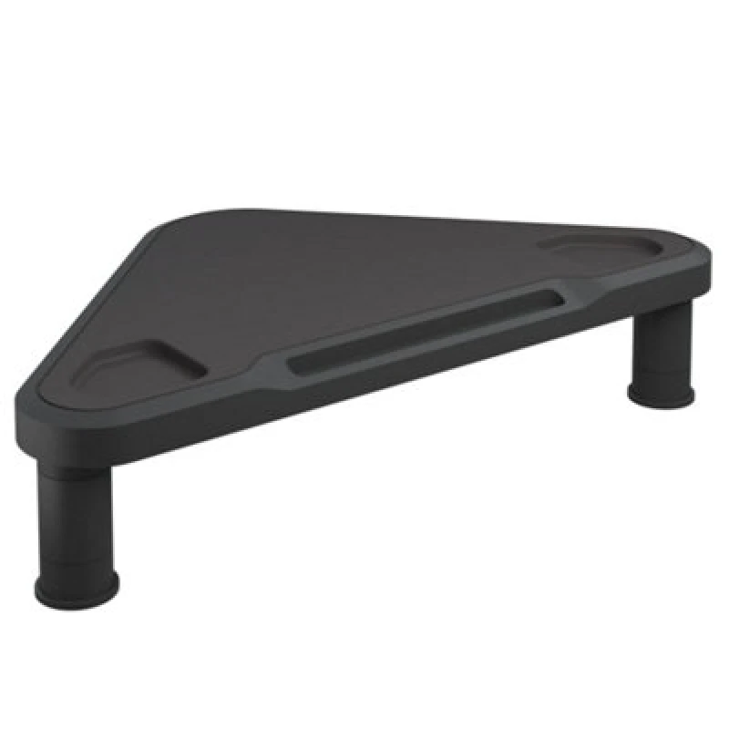 Image of vidaXL Corner Monitor Stand Black 49x28x10.5 cm, Black 51723