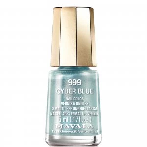 Image of Mavala Cyber Chic Mini Colour Nail Varnish 5ml (Various Shades) - Cyber Blue