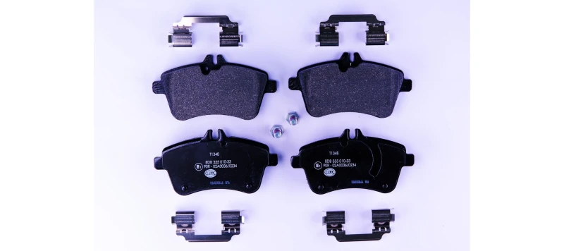 Image of HELLA Brake pad set HELLA 8DB 355 010-331