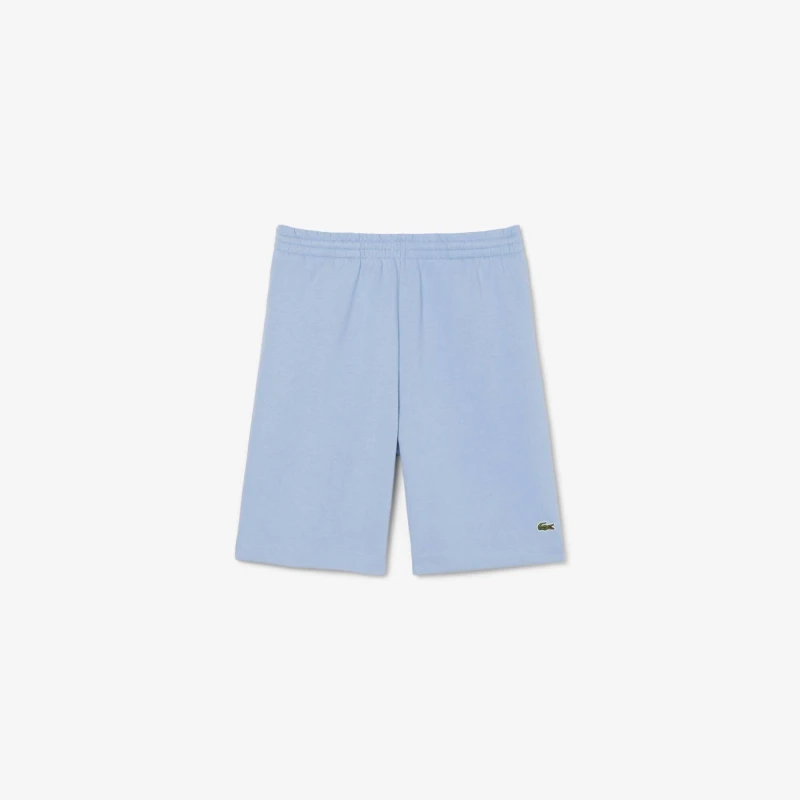 Image of Lacoste Mens Basic Fleece Shorts Blue AEY male XL