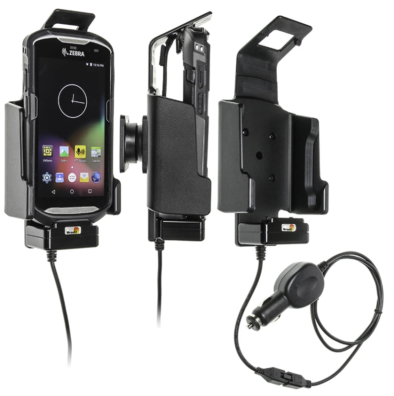Image of Brodit Active holder with cig-plug for Zebra TC51
