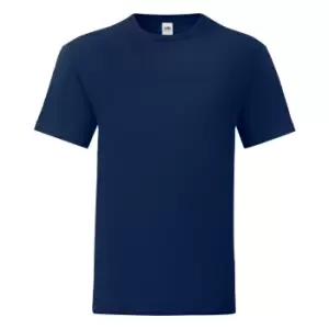 image of Fruit of the Loom Mens Iconic 150 T-Shirt (XL) (Navy)