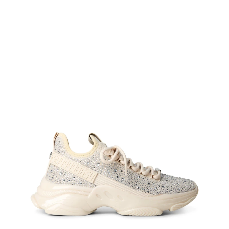 Image of Steve Madden Maxima-R Trainers Silver Coin female 7 (40)