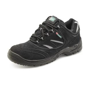 Image of Click Footwear Sneaker Trainers Nubuck Size 10 Black Ref CDDTB10 Up to