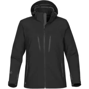 image of Stormtech Mens Patrol Softshell Jacket (2XL) (Black/Carbon)