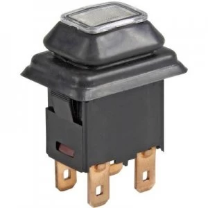 image of Marquardt 1683.8101 Pushbutton switch 250 V AC 16 A 1 x OnOff IP65 latch