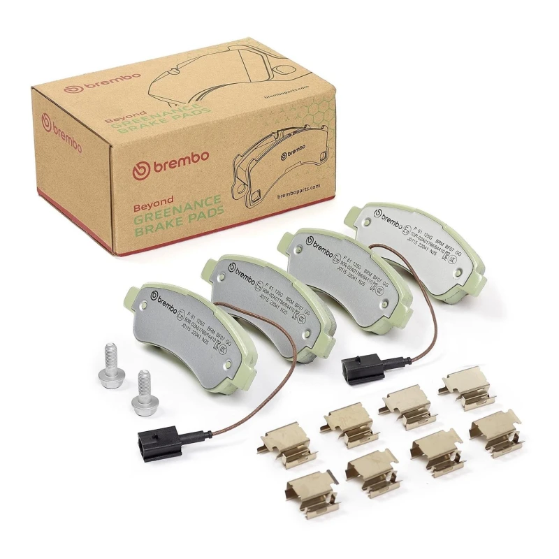 Image of BREMBO Brake pad set BREMBO P 61 125G