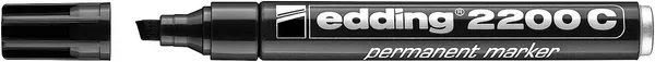 Image of edding 2200 C Permanent Marker, Chisel Tip, 1 - 5 mm