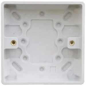 image of ESR 1 Gang 25mm Single Surface Mounting Pattress Box