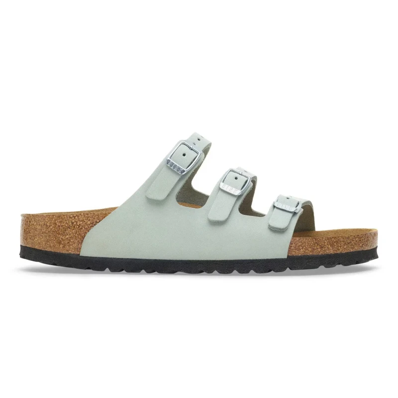 Image of Birkenstock Womens sandals Birkenstock Florida Nubuck Vert Female 37