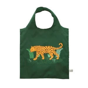 image of Sass & Belle Leopard Love Foldable Shopping Bag