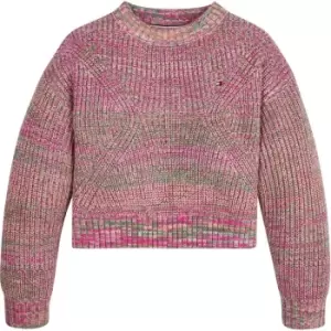 Image of Tommy Hilfiger Chunky Melange Sweater - Beige