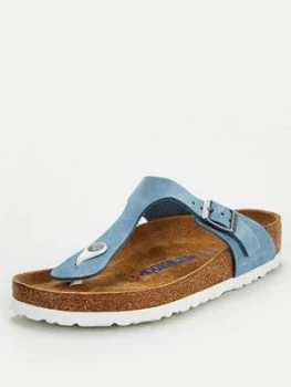 Image of Birkenstock Gizeh Soft Toe Post Flat Sandal - Dove, Dove, Size 6, Women