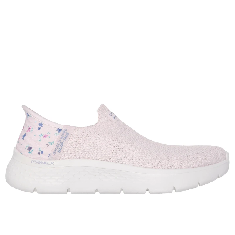 Image of Skechers Womens Go Walk Flex Sunset Rose Slip-On Runners Lt Pk Tex/Tr female 5 (38)