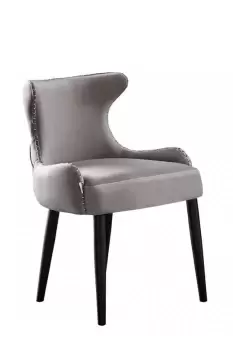 Image of Oxford' LUX Velvet Dining Chair Single