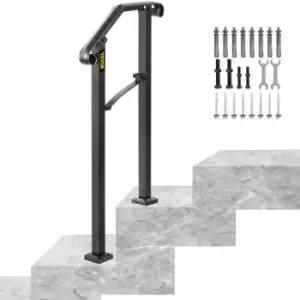 Image of Handrail Arch #1 Fits 1 Step Matte Black