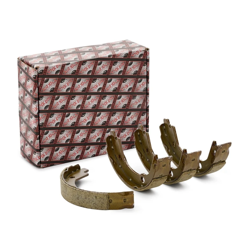 Image of ASHIKA 55-0K-K27 Handbrake Shoes Rear Axle Brake Shoe Set,parking brake (1419)