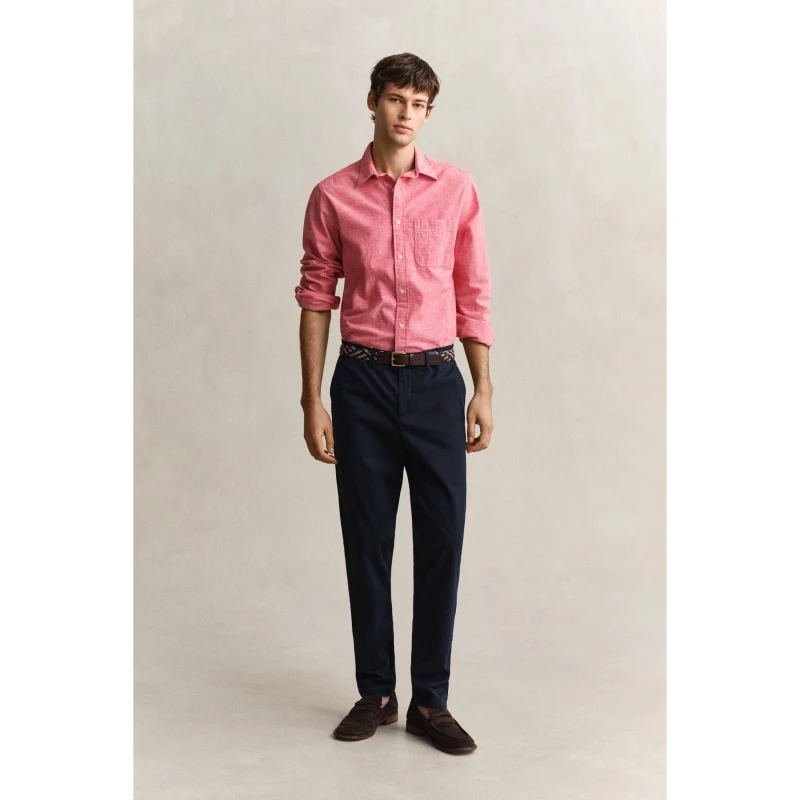 Image of Gant Gant Twill Chino Evenng Blue 433 male 38W R