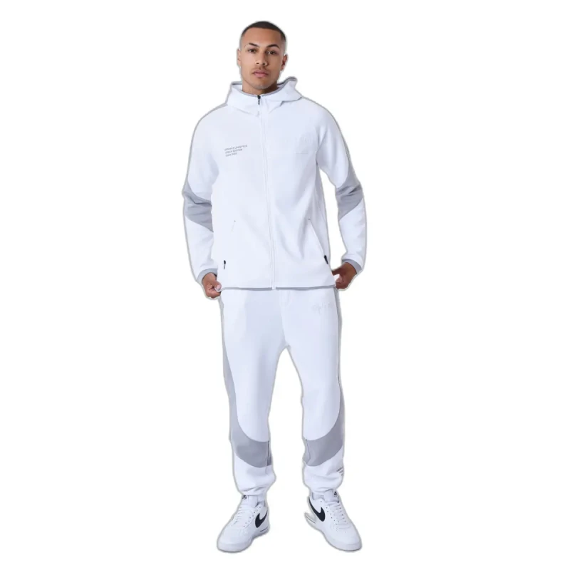 Image of Project X Paris Sweatshirt zipped hood with pocket Project X Paris Blanc Male S