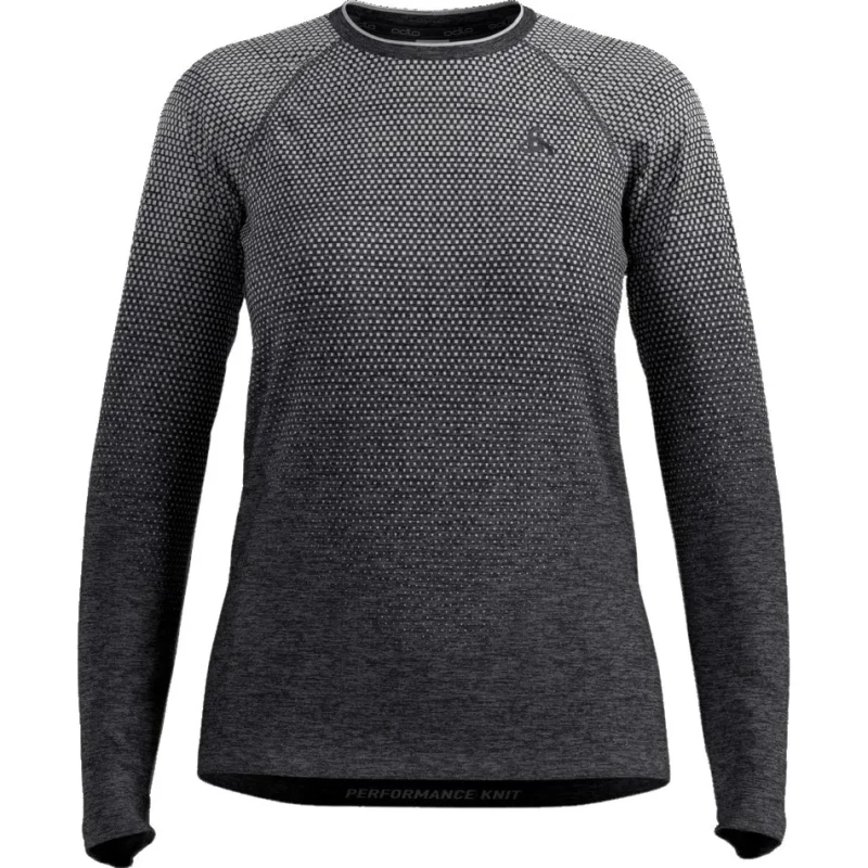 Image of Seamless long sleeve womens top Odlo Essential Gris Female M