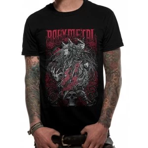Image of Babymetal - Black Rosewolf Mens Medium T-Shirt - Black