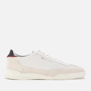 Image of Paul Smith Mens Dover Suede Cupsole Trainers - White - UK 8