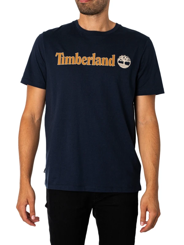 Image of Timberland Timberland Kennebec River Linear T-Shirt Dark Sapphire Male M LP52502