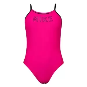 Image of Nike Cutout Swimsuit Womens - Pink