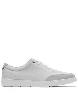 image of Rockport Tm Court Blucher Trainer - White, Size 12, Men