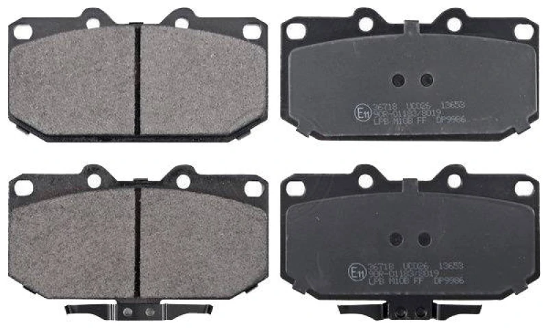 Image of A.B.S. 36718 Brake pad set with acoustic wear warning Brake Pad Set,disc brake (402)