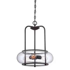 Image of 3 Light Ceiling Pendant Old Bronze, E27