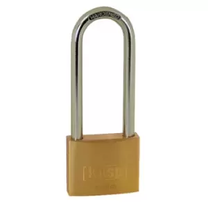 Image of Kasp K12050L80D Brass Padlock - 50x80mm - Long Shackle