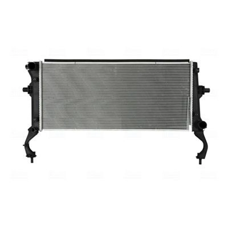 Image of NISSENS 607215 Engine radiator Aluminium, Brazed cooling fins, without expansion tank, without gasket/seal Radiator,engine cooling (470)