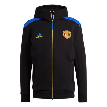 Image of adidas Manchester United ZNE Hoodie 2021 2022 Mens - Black