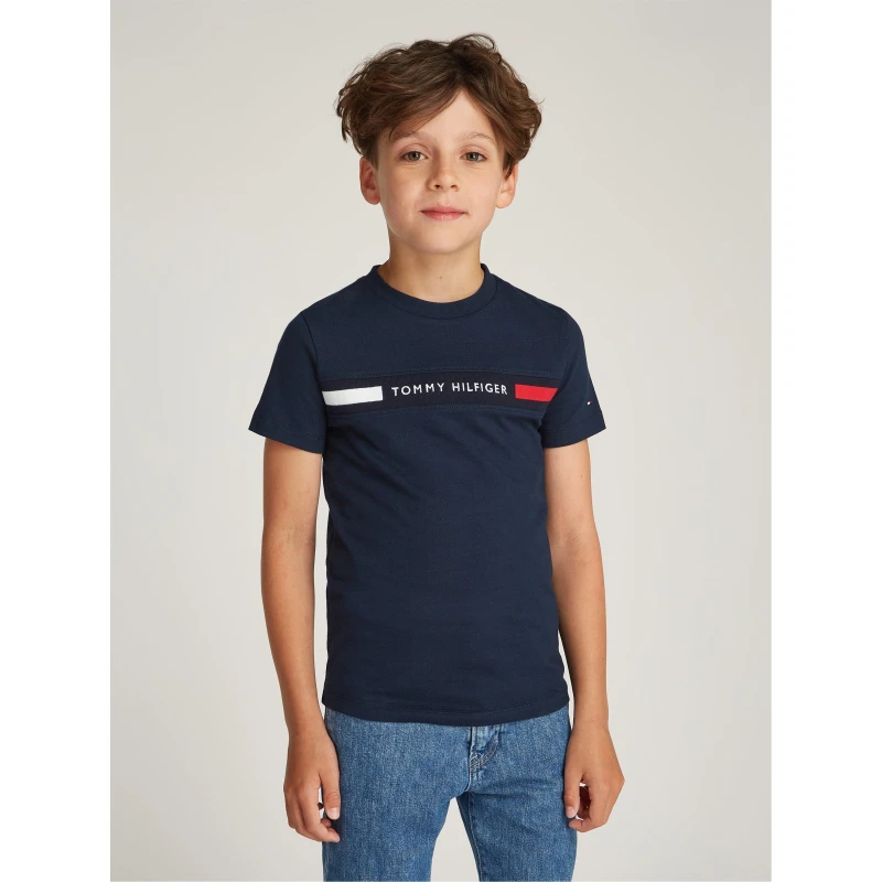 Image of Tommy Hilfiger Kids T-Shirt Navy C1G male 8Y