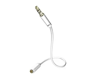 image of Inakustik 00310503 audio cable 3m 3.5mm White