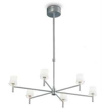 Linea Verdace Lighting - Linea Verdace Danisch Multi Arm Pendant Ceiling Light Satin Nickel