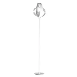 image of Serena Designer Floor Lamp, White