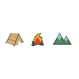 Image of Pack of 3 Jibbitz - Outdoor Adventure