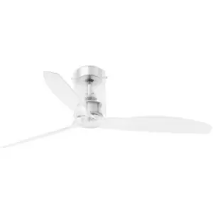 image of Faro mini tube - Transparent Ceiling Fan With dc Motor Smart - Remote Included