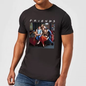 Image of Friends Classic Character Mens T-Shirt - Black - 3XL - Black