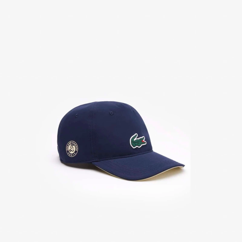 Image of Lacoste Roland Garros Edition Microfibre Cap - Blue Blue S