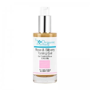 image of The Organic Pharmacy Rose & Bilberry Toning Gel 50ml