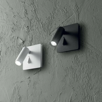 Image of Ideal Lux LITE - Integrated LED Indoor Reading Wall Lamp 1 Light White 3000K