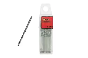 Image of Teng Tools DBX030 10x 3.0mm Fully Ground Drill Bit - Split Point - DIN 362