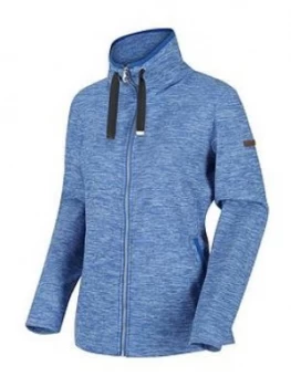 image of Regatta Evanna Full Zip Marl Hoodie - Blue