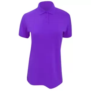 Image of Kustom Kit Ladies Klassic Superwash Short Sleeve Polo Shirt (12) (Purple)