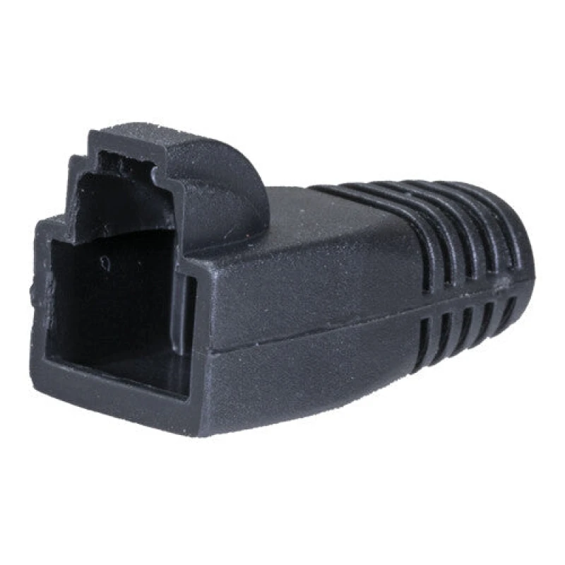 Image of Cablenet Cablenet RJ45 Snagless Boot 8mm Black for use with 22-2096 22-2091