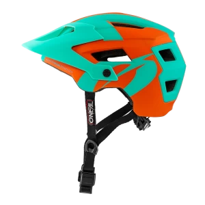 Image of O'Neal Defender 2 MTB Helmet Orange/Teal 56-59cm