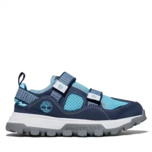 Image of Timberland Treeline Fisherman Sandal For Youth In Blue Blue Kids, Size 2.5